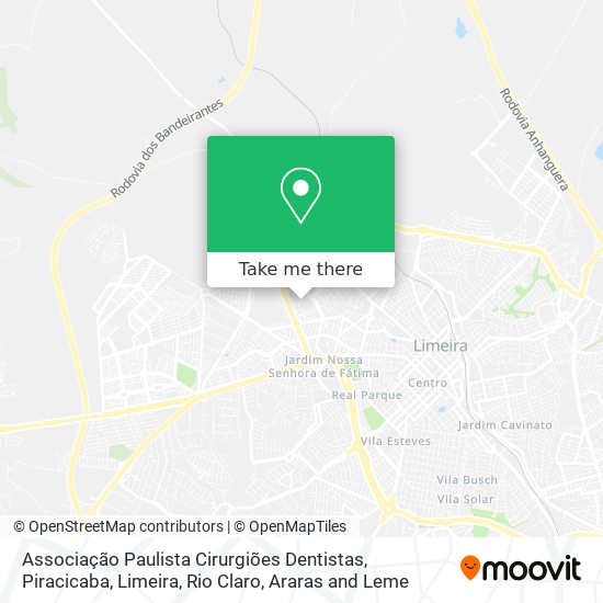 Associação Paulista Cirurgiões Dentistas map