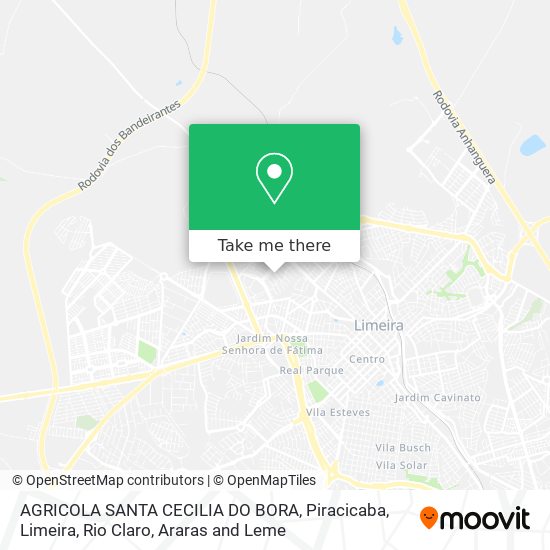 AGRICOLA SANTA CECILIA DO BORA map