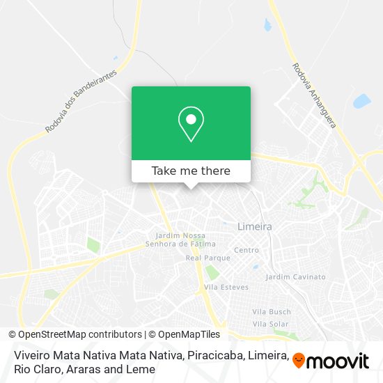 Viveiro Mata Nativa Mata Nativa map
