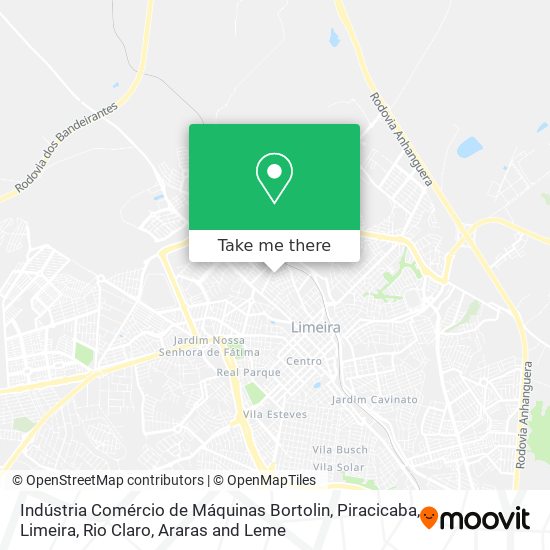 Indústria Comércio de Máquinas Bortolin map