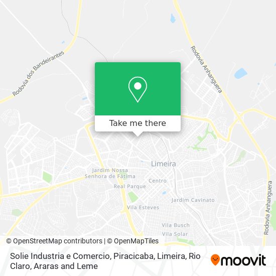 Mapa Solie Industria e Comercio