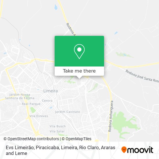 Evs Limeirão map