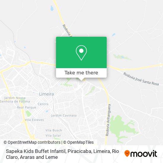 Sapeka Kids Buffet Infantil map
