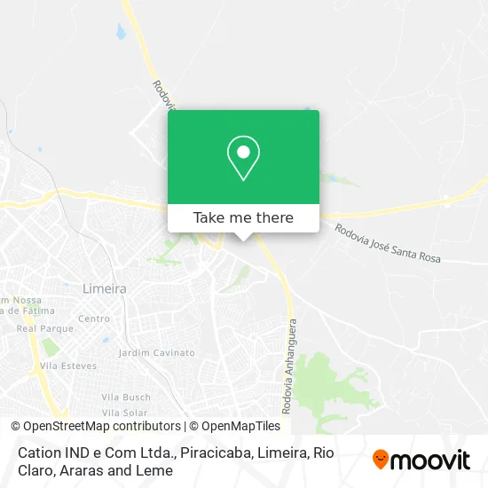 Cation IND e Com Ltda. map