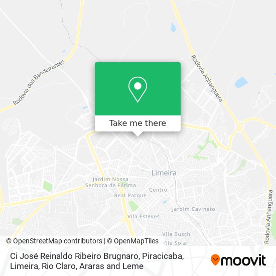 Ci José Reinaldo Ribeiro Brugnaro map
