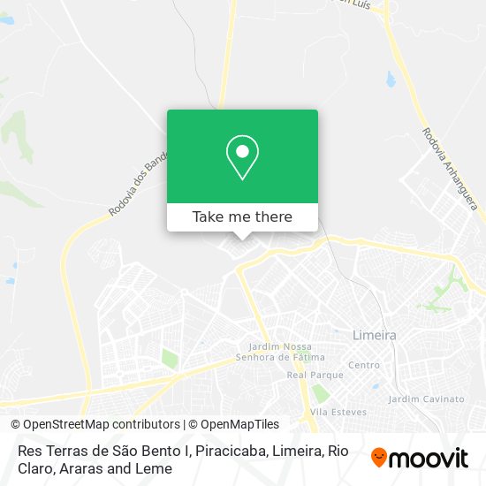 Res Terras de São Bento I map
