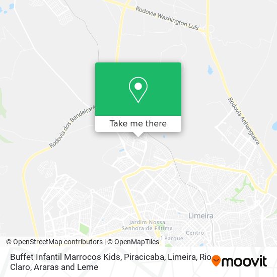 Buffet Infantil Marrocos Kids map