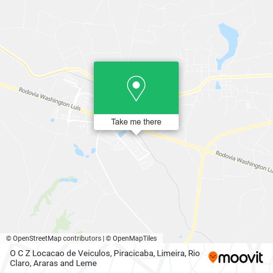 O C Z Locacao de Veiculos map