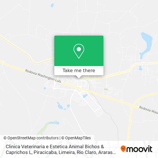 Clinica Veterinaria e Estetica Animal Bichos & Caprichos L map