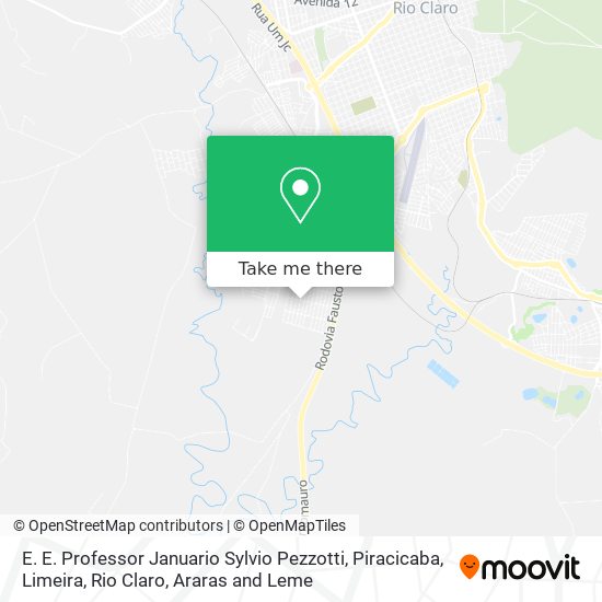 E. E. Professor Januario Sylvio Pezzotti map