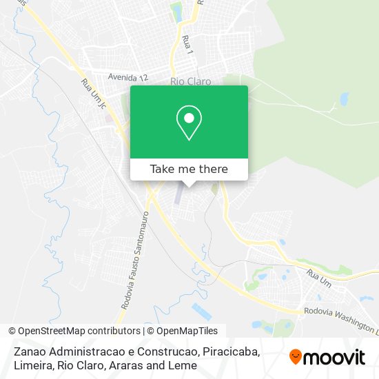 Zanao Administracao e Construcao map