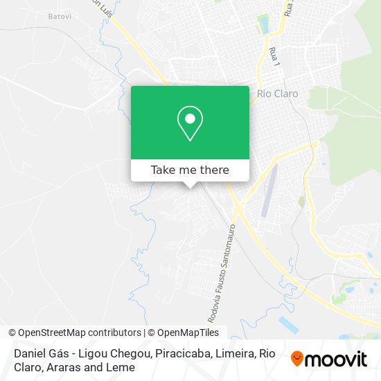 Daniel Gás - Ligou Chegou map