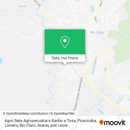 Agro Sete Agropecuária e Banho e Tosa map