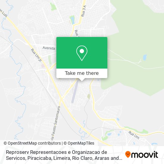 Reproserv Representacoes e Organizacao de Servicos map