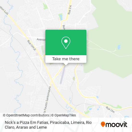 Nick's a Pizza Em Fatias map