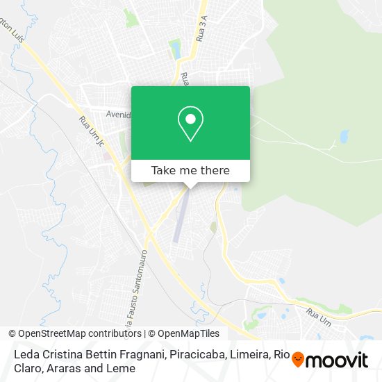 Leda Cristina Bettin Fragnani map