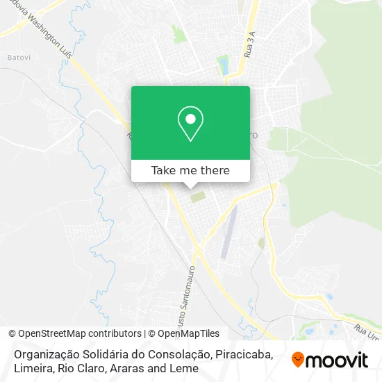 Organização Solidária do Consolação map