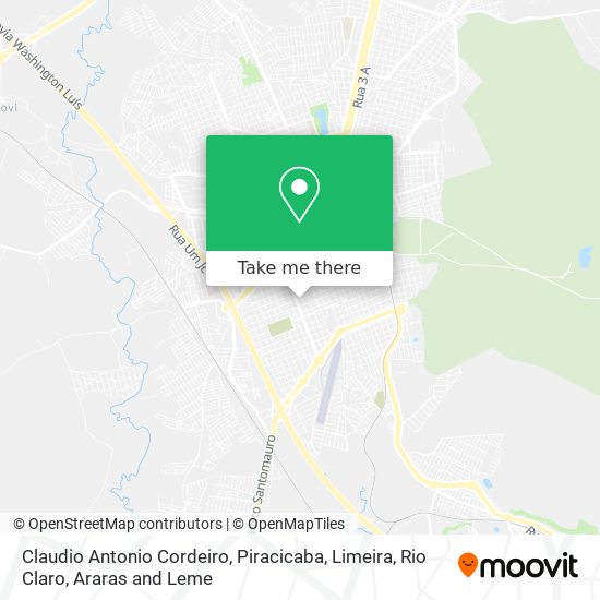 Claudio Antonio Cordeiro map