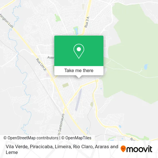 Vila Verde map