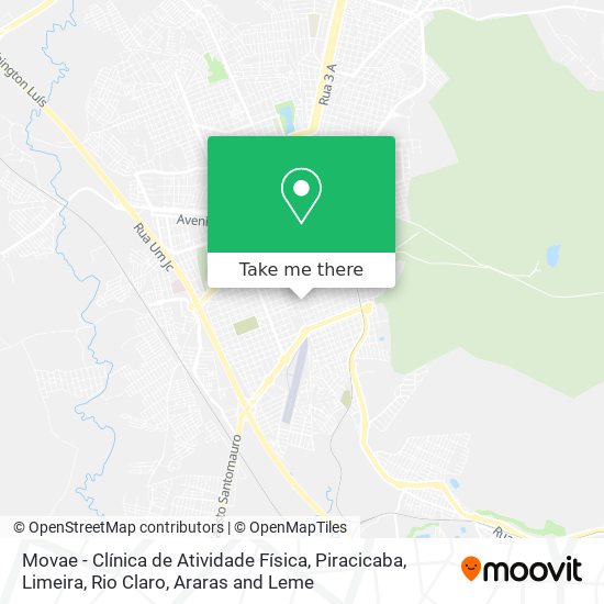 Movae - Clínica de Atividade Física map