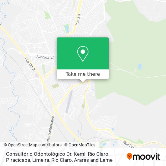 Consultório Odontológico Dr. Kemli Rio Claro map