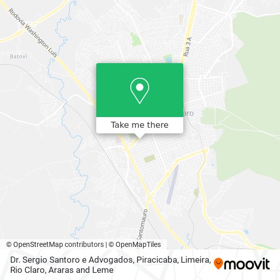 Dr. Sergio Santoro e Advogados map