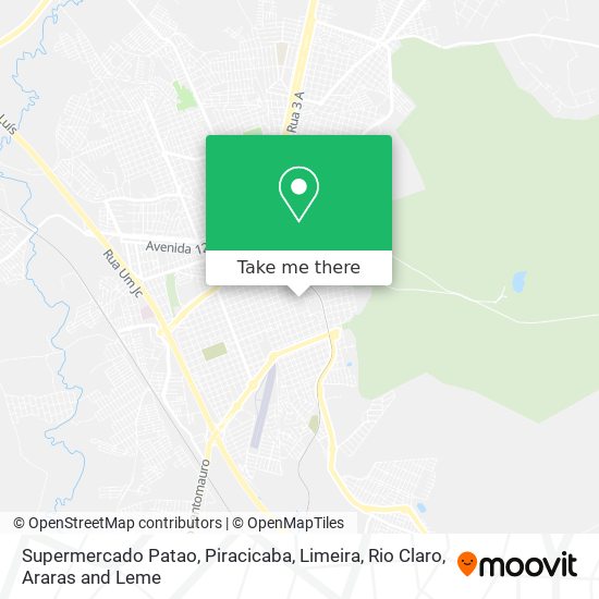Supermercado Patao map
