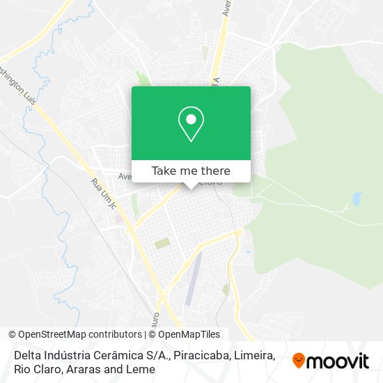 Delta Indústria Cerâmica S/A. map
