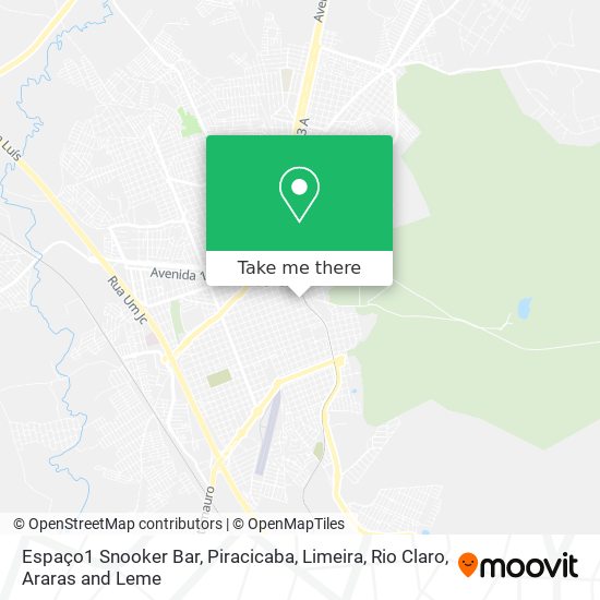 Espaço1 Snooker Bar map
