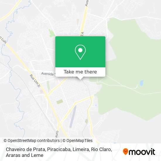 Chaveiro de Prata map