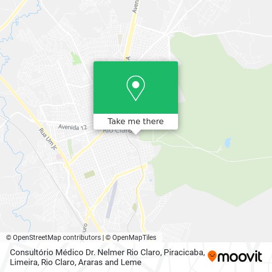 Consultório Médico Dr. Nelmer Rio Claro map