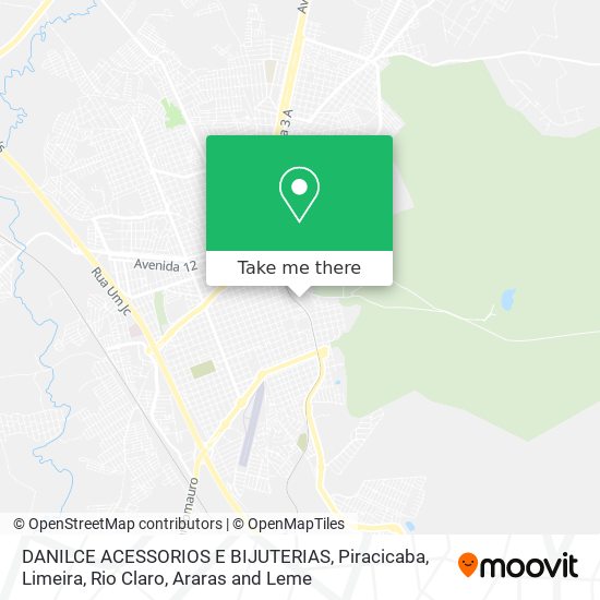 DANILCE ACESSORIOS E BIJUTERIAS map