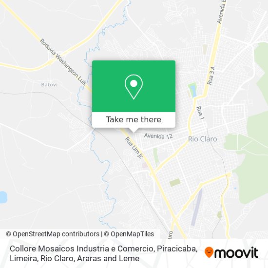 Collore Mosaicos Industria e Comercio map