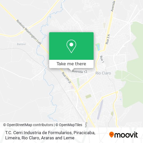 T.C. Cerri Industria de Formularios map