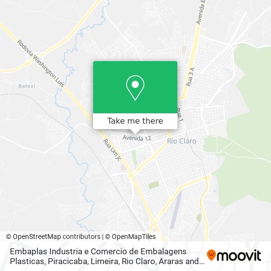Embaplas Industria e Comercio de Embalagens Plasticas map