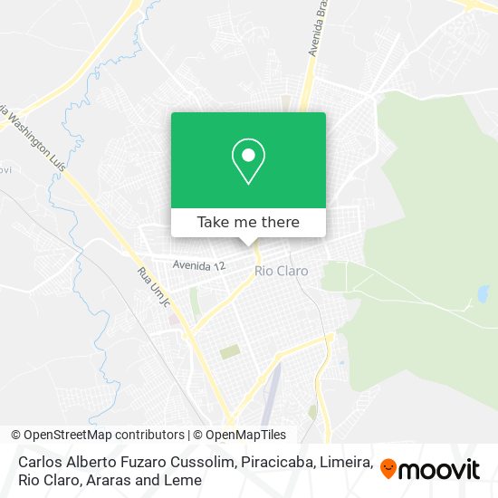 Carlos Alberto Fuzaro Cussolim map