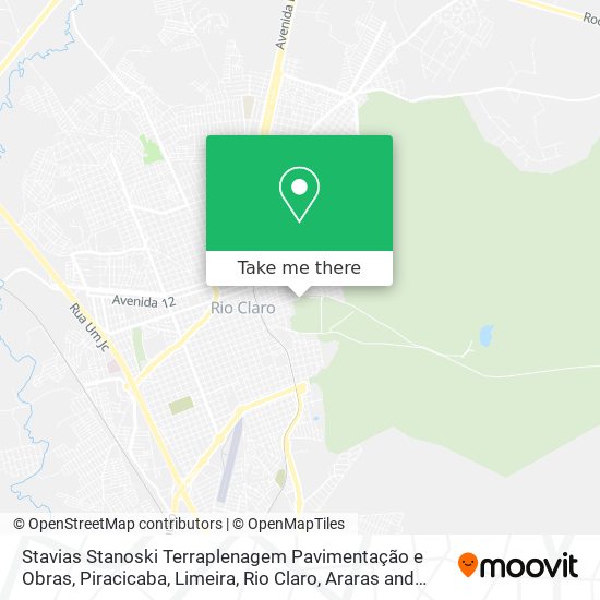 Mapa Stavias Stanoski Terraplenagem Pavimentação e Obras