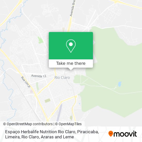 Espaço Herbalife Nutrition Rio Claro map