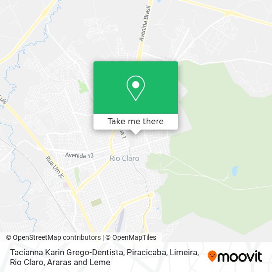 Tacianna Karin Grego-Dentista map