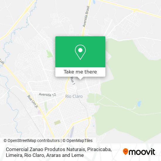 Comercial Zanao Produtos Naturais map