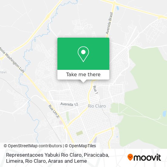 Representacoes Yabuki Rio Claro map