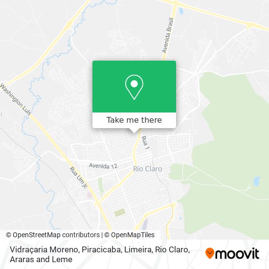 Vidraçaria Moreno map