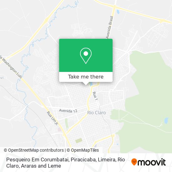 Pesqueiro Em Corumbatai map