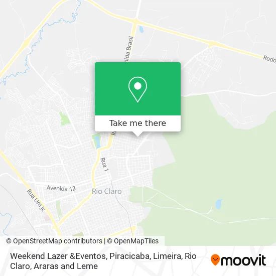 Weekend Lazer &Eventos map