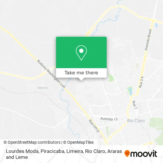 Lourdes Moda map