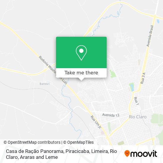 Casa de Ração Panorama map