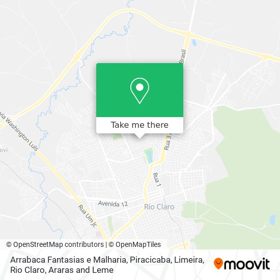 Arrabaca Fantasias e Malharia map