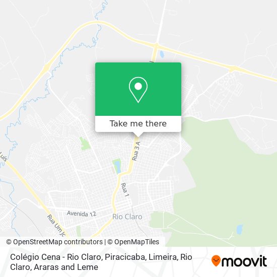 Colégio Cena - Rio Claro map