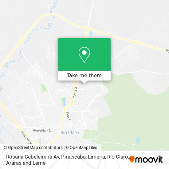 Rosana Cabeleireira Av map