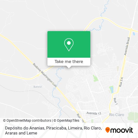 Depósito do Ananias map